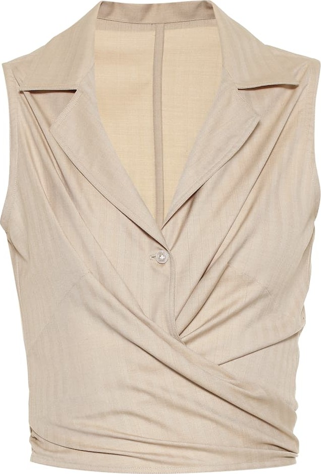 Giuliva Heritage Collection The Elide wool and silk top