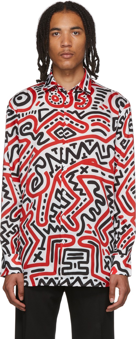 Etudes Multicolor Keith Haring Edition All Over Reflet Shirt