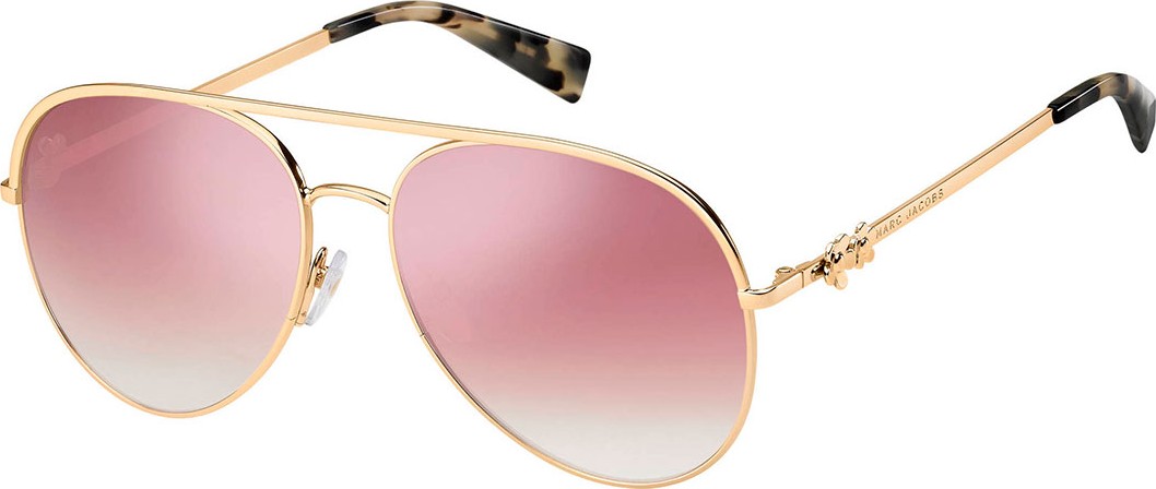 MARC JACOBS Daisy 2S Mirrored Aviator Sunglasses