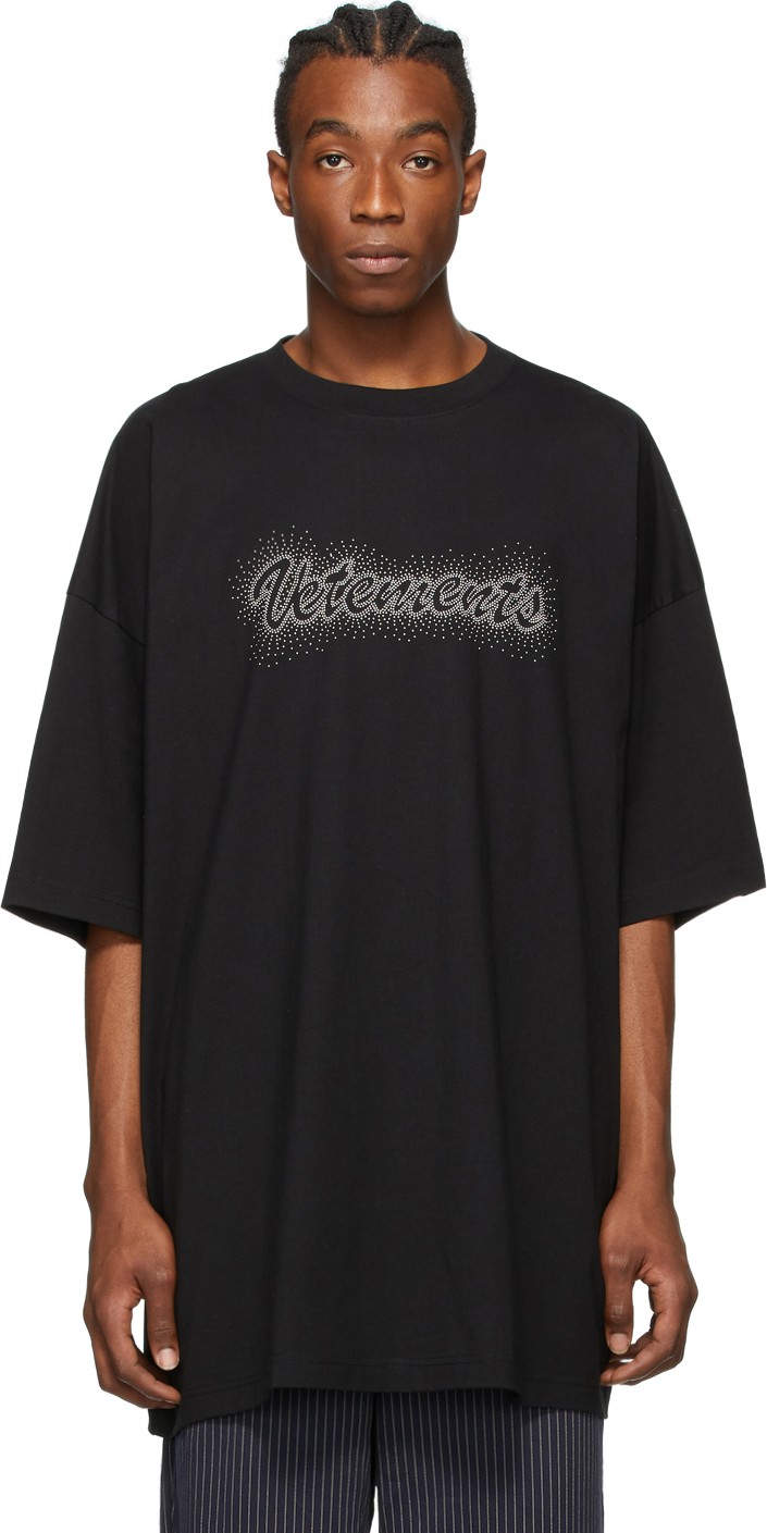 Vetements Black Bling Bling T-Shirt