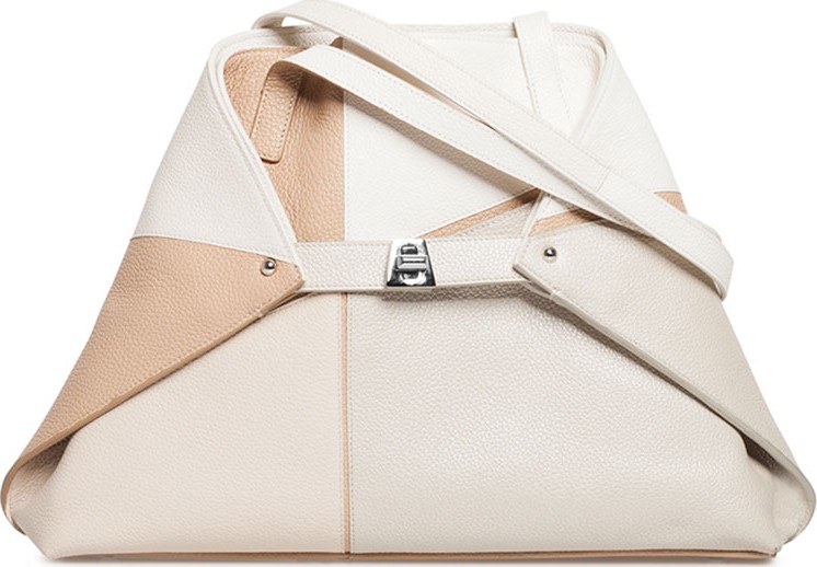 Akris Ai Sunrise Small Soft Shoulder Tote Bag