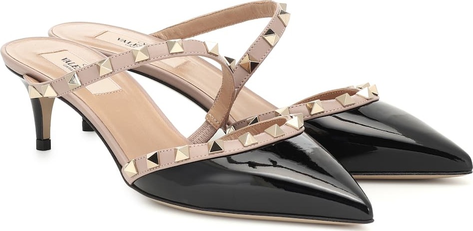Valentino Valentino Garavani Rockstud patent leather pumps