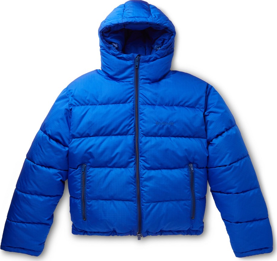 Balenciaga Slim-Fit Quilted Padded Ripstop Hooded Jacket