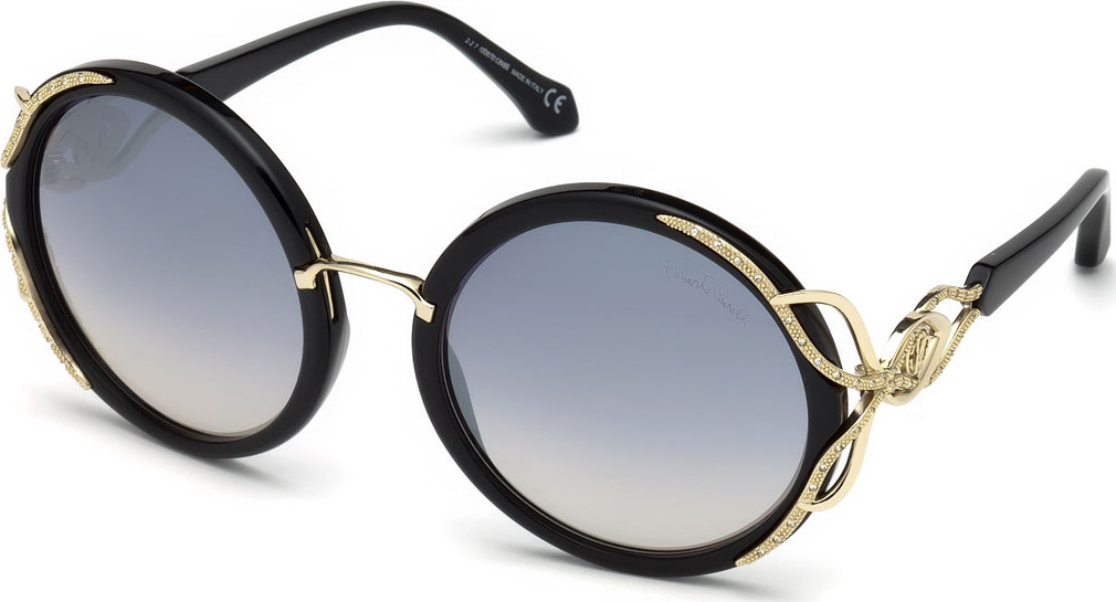 Roberto Cavalli Round Gradient Acetate Sunglasses