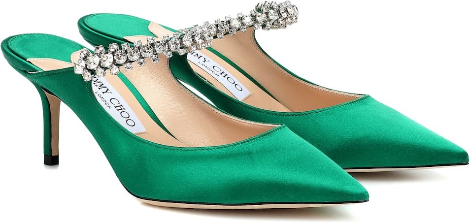 Jimmy Choo Exclusive to Mytheresa – Bing 65 satin mules