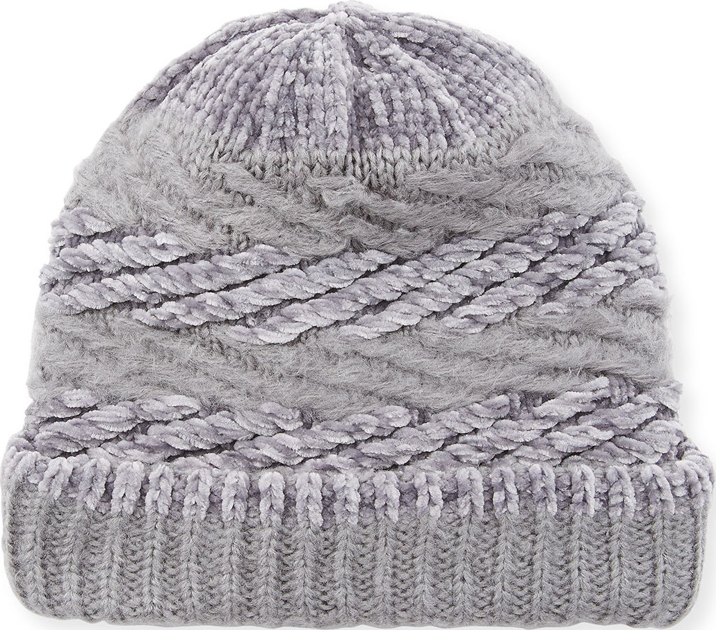Rebecca Minkoff Blocked Yarn Slouchy Beanie Hat