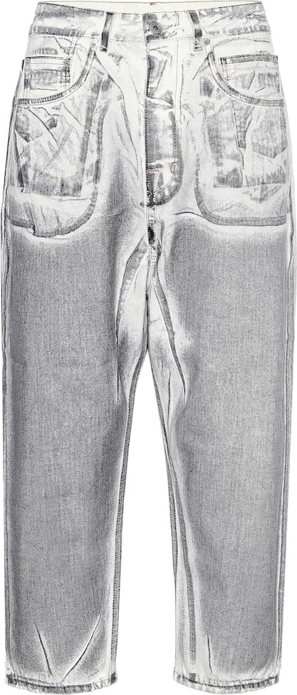 Rick Owens High-rise straight jeans