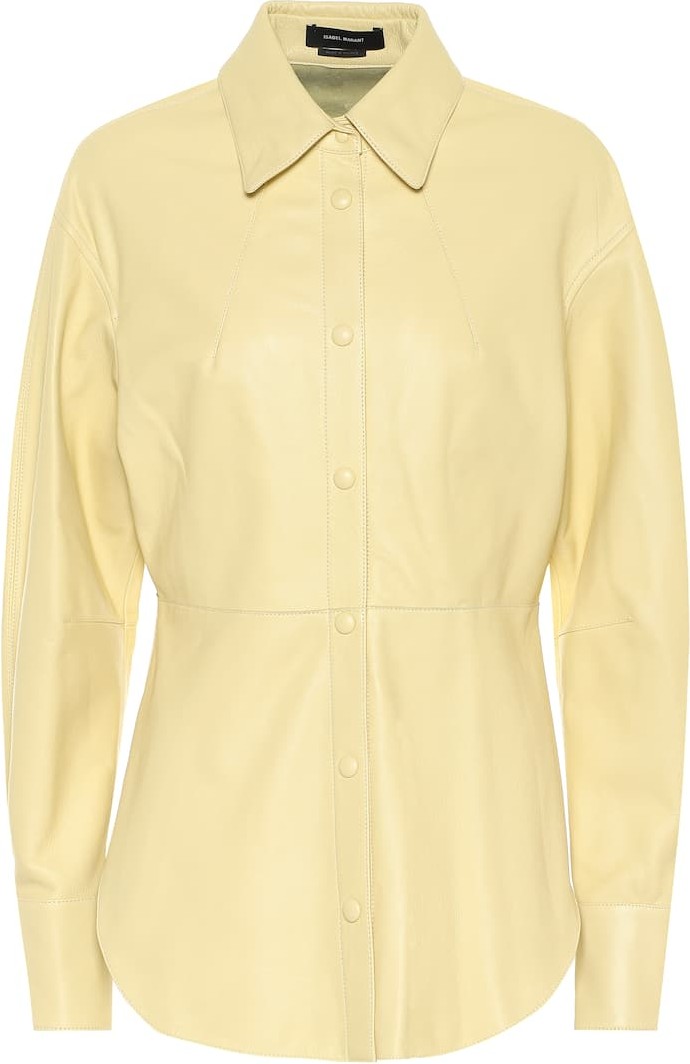 Isabel Marant Xiao leather shirt