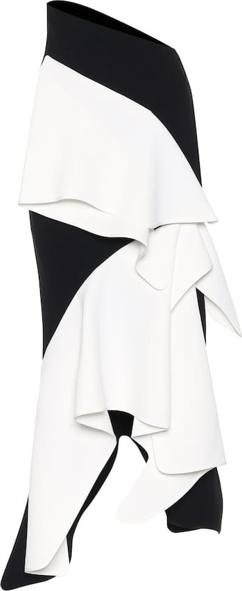 Maticevski Reverent high-rise crêpe midi skirt