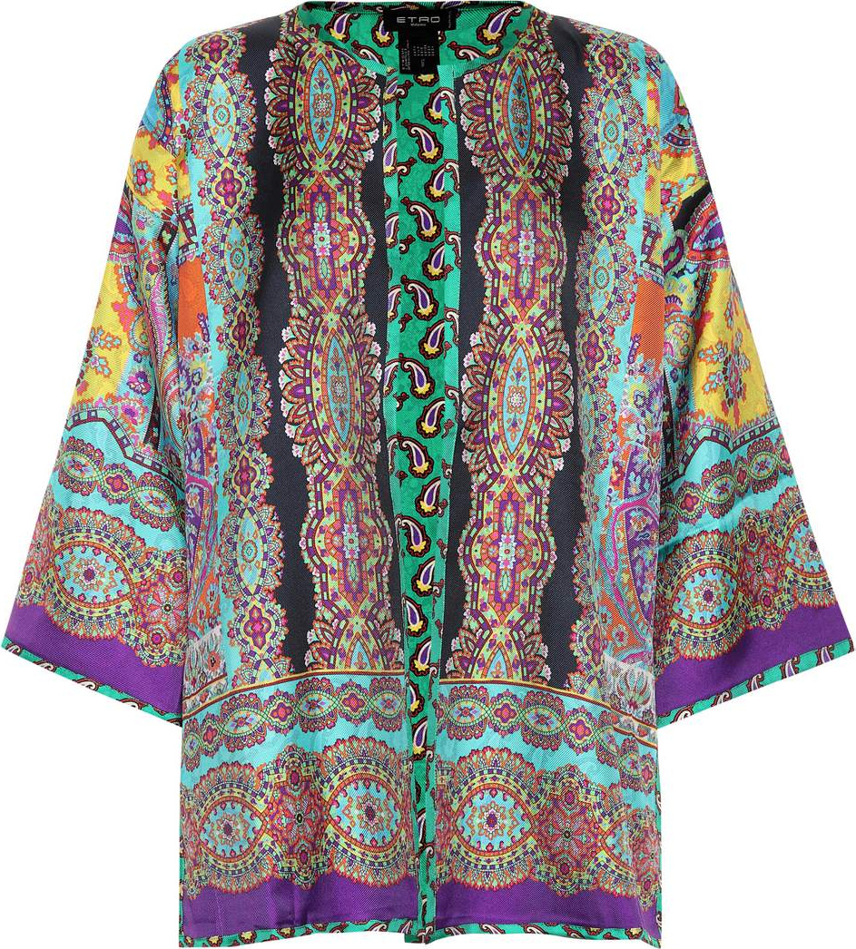 Etro Paisley silk top