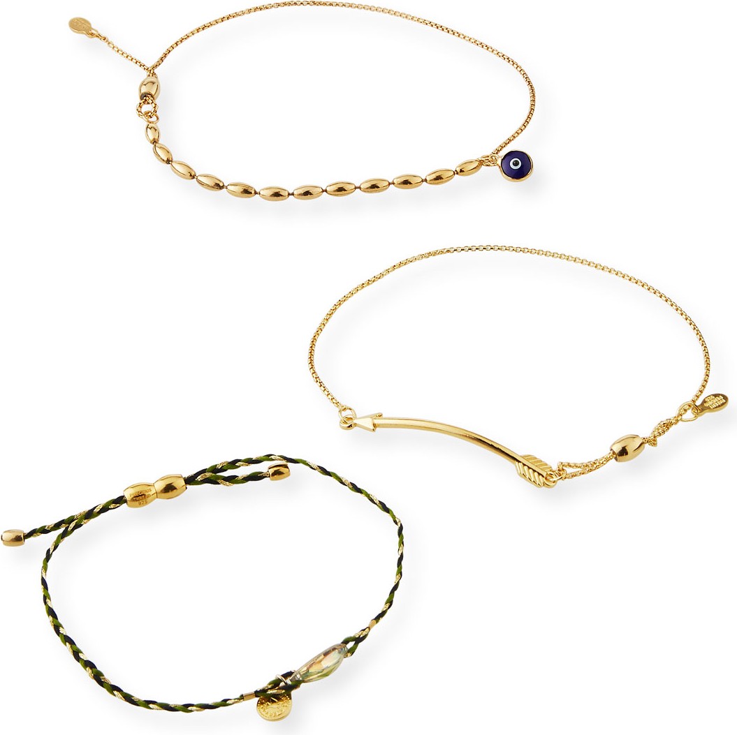 Alex and Ani Arrow Pull-Chain Bracelet Gift Set, Gold