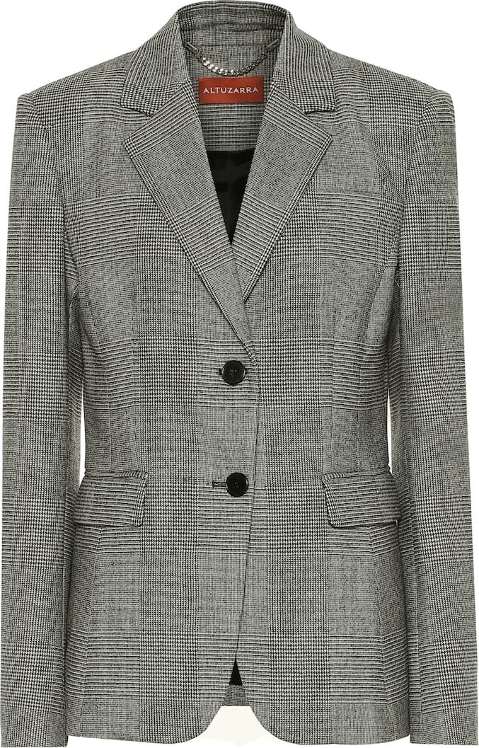 Altuzarra Fenice houndstooth stretch-wool blazer