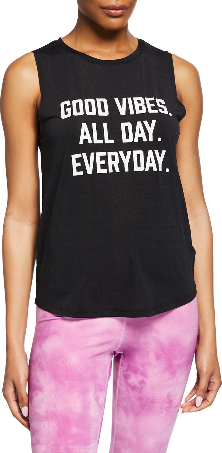 Spiritual Gangster Active Good Vibes Muscle Tank