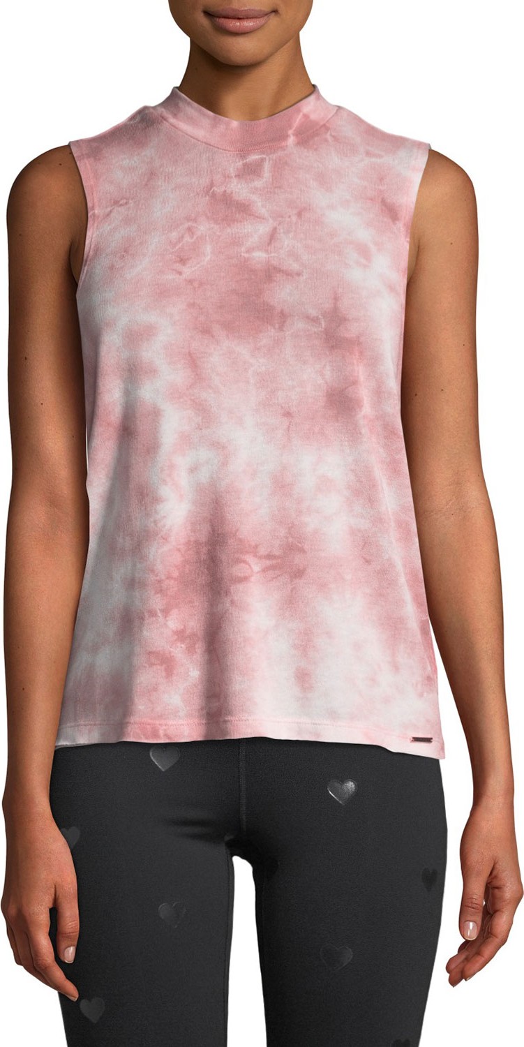 Spiritual Gangster Rebel Tie-Dye Mock-Neck Tank