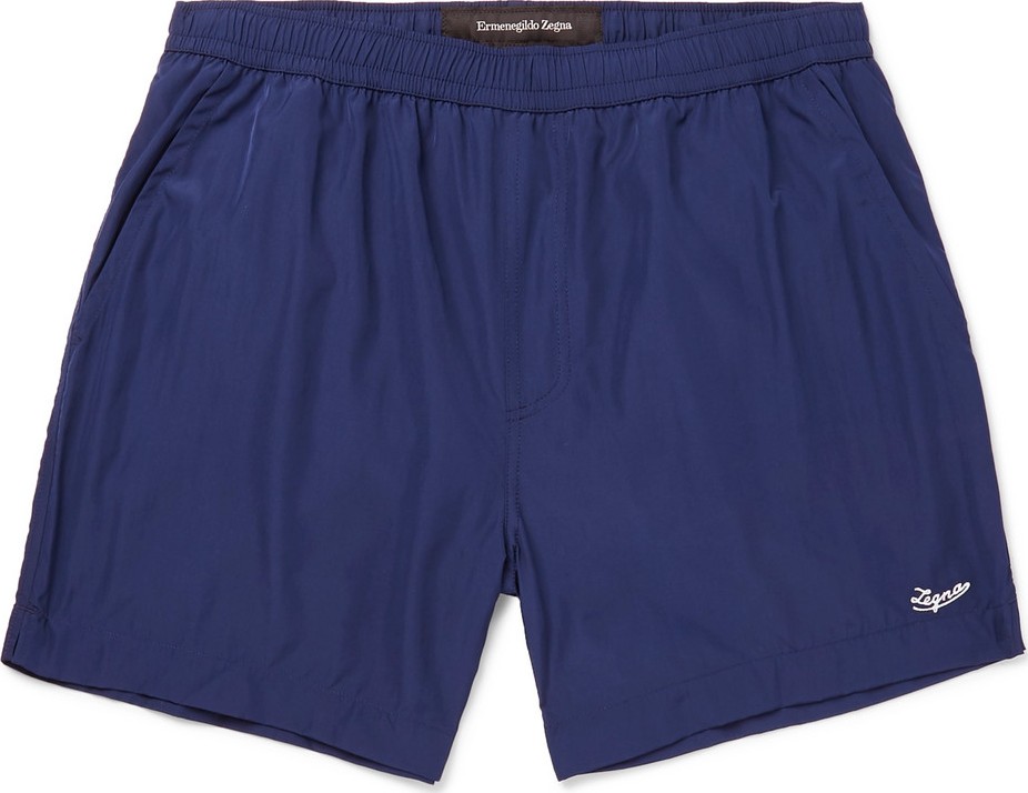 Ermenegildo Zegna Wide-Leg Mid-Length Swim Shorts