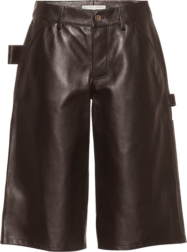 Bottega Veneta Leather shorts