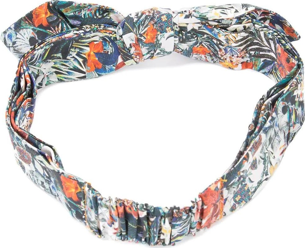 Maison Michel printed hairband