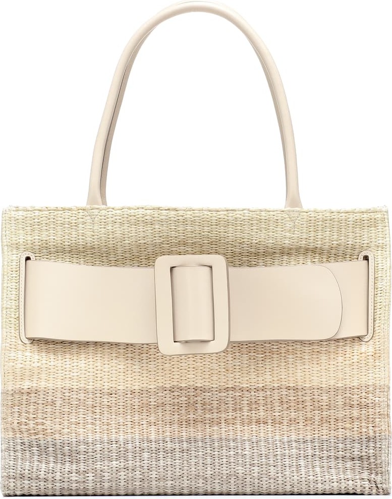 BOYY Bobby 32 raffia tote