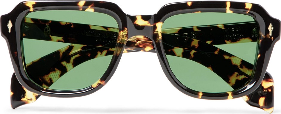 Jacques Marie Mage + Hopper Taos Square-Frame Tortoiseshell Acetate Sunglasses