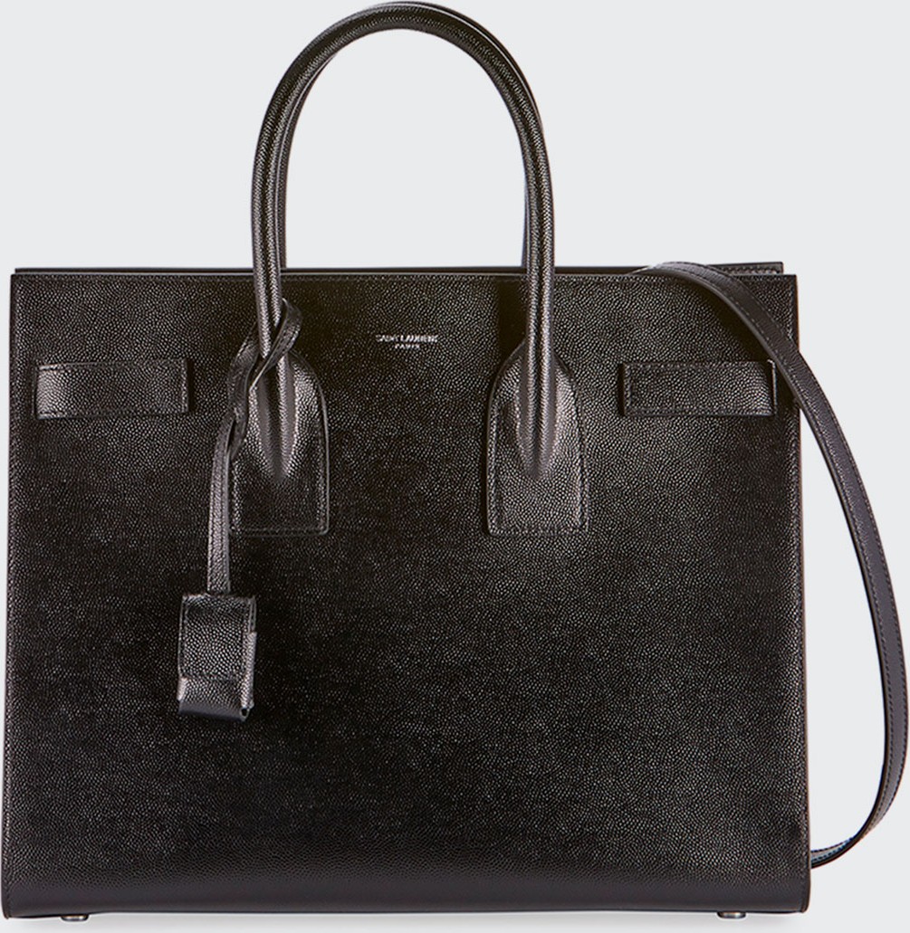 Saint Laurent Sac De Jour Baby Grain de Poudre Satchel Bag