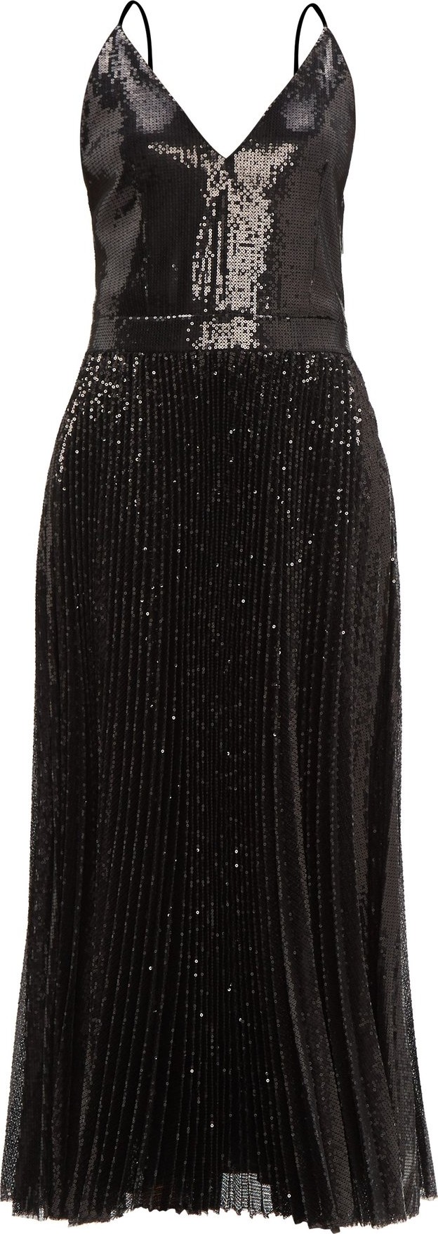 MSGM Pleated sequinned dress