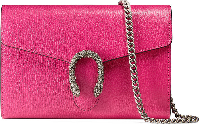 Gucci Dionysus Leather Mini Chain Bag