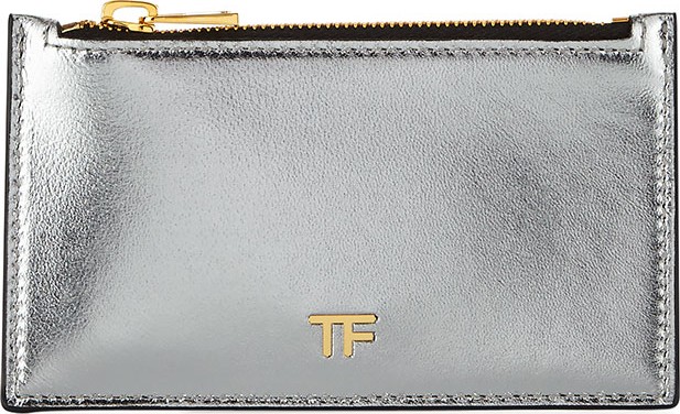TOM FORD Laminated Large Zip Wallet