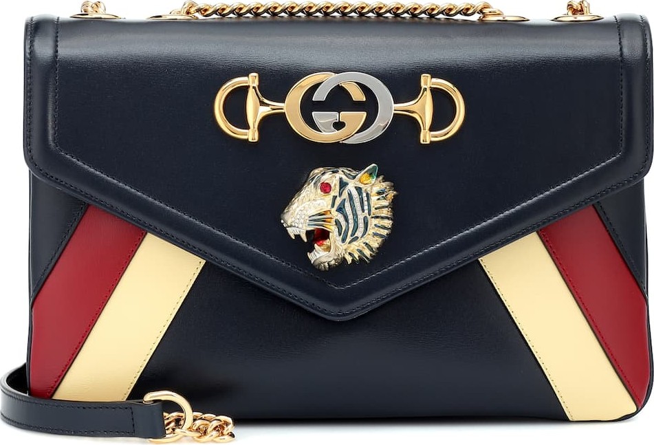 Gucci Rajah Medium leather shoulder bag