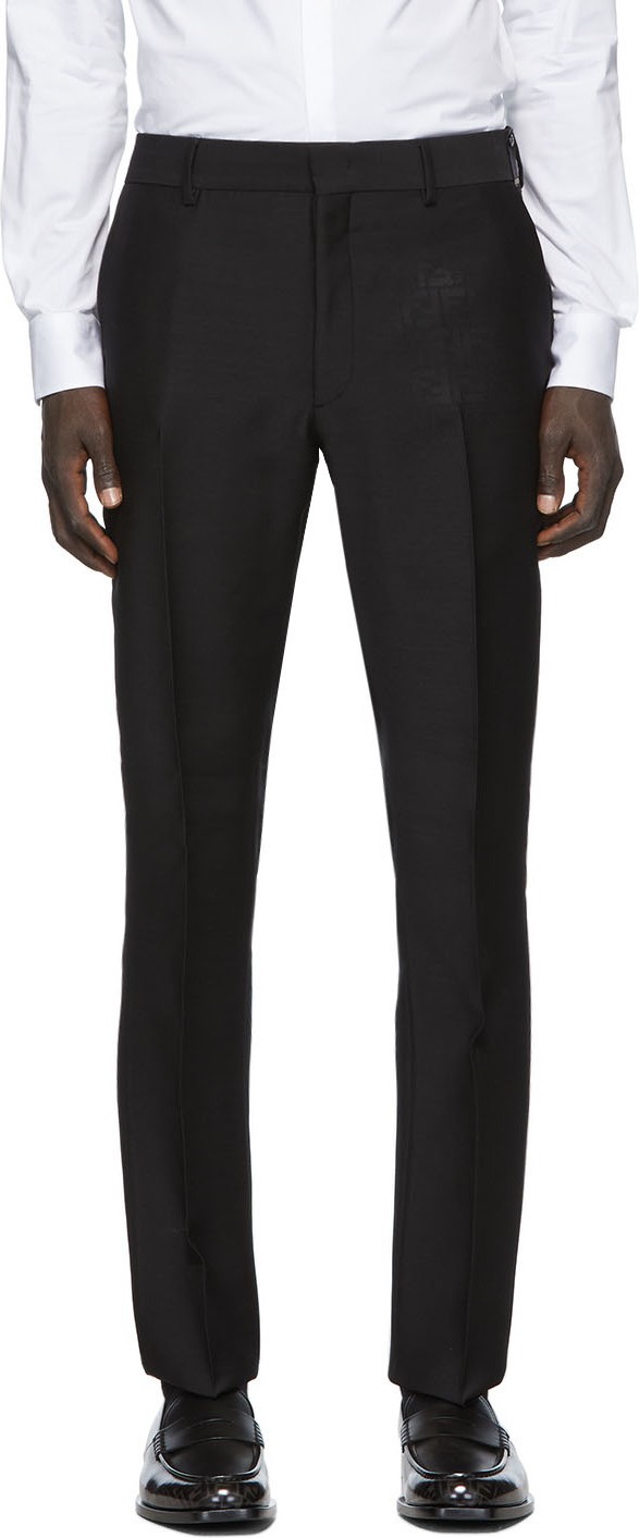 Fendi Black Faded 'Forever Fendi' Trousers