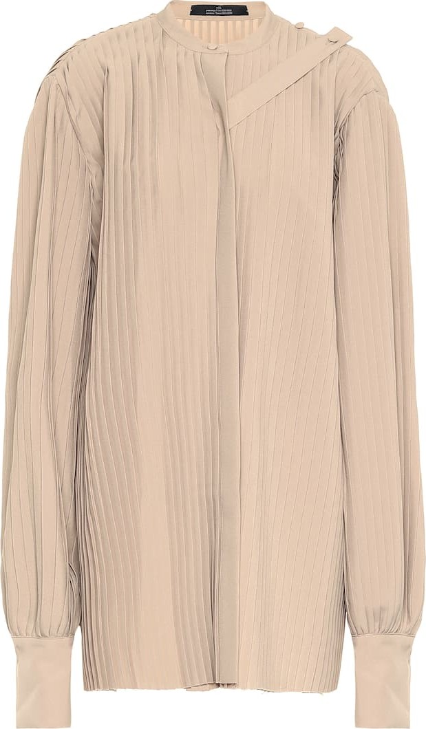 Rokh Pleated twill top