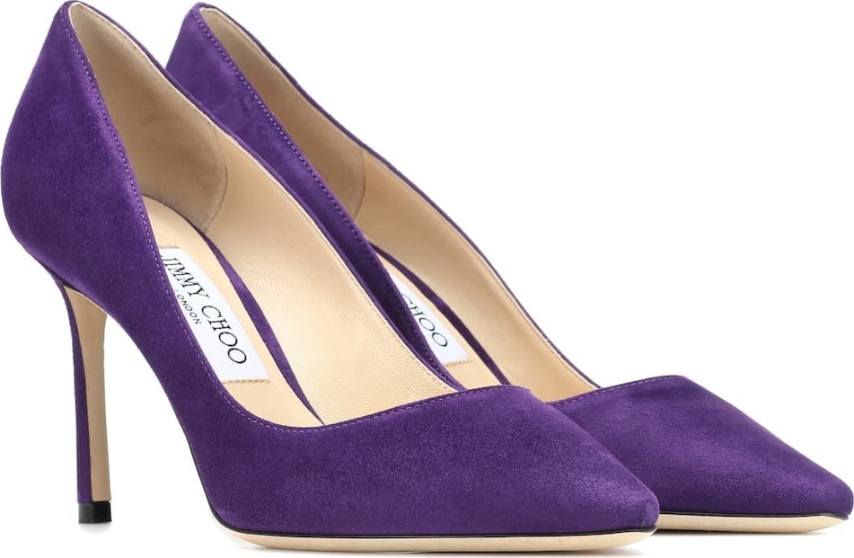 Jimmy Choo Romy 85 suede pumps