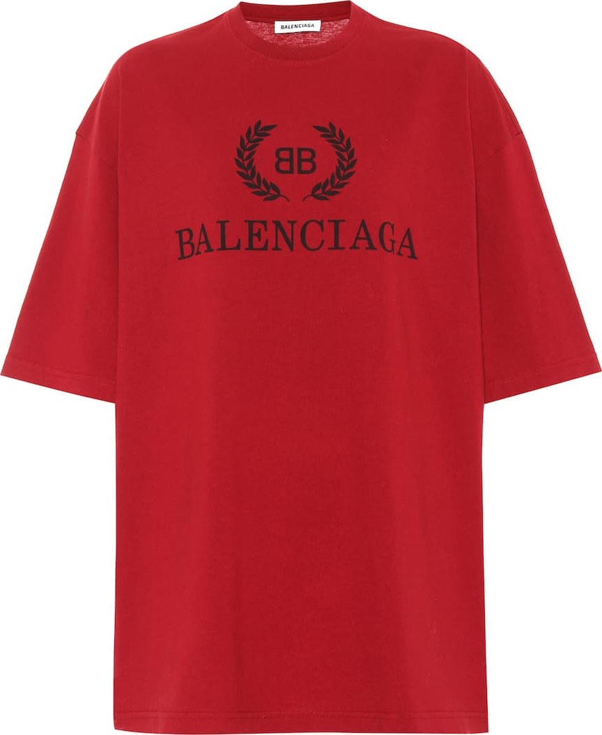 Balenciaga Printed cotton T-shirt