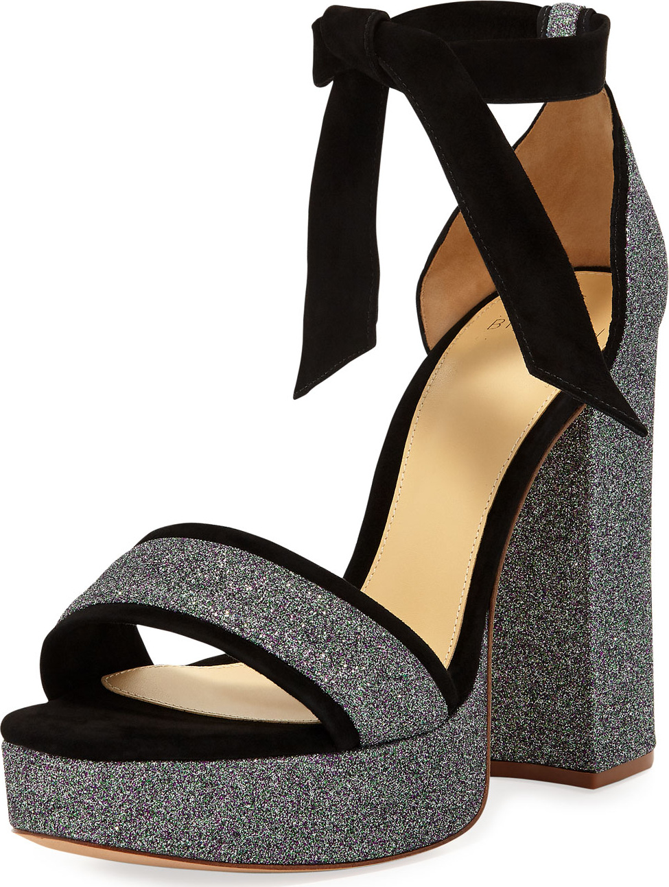 Alexandre Birman Celine Glitter Platform Sandal
