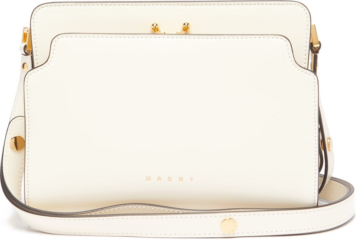 Marni Trunk Reverse medium leather shoulder bag