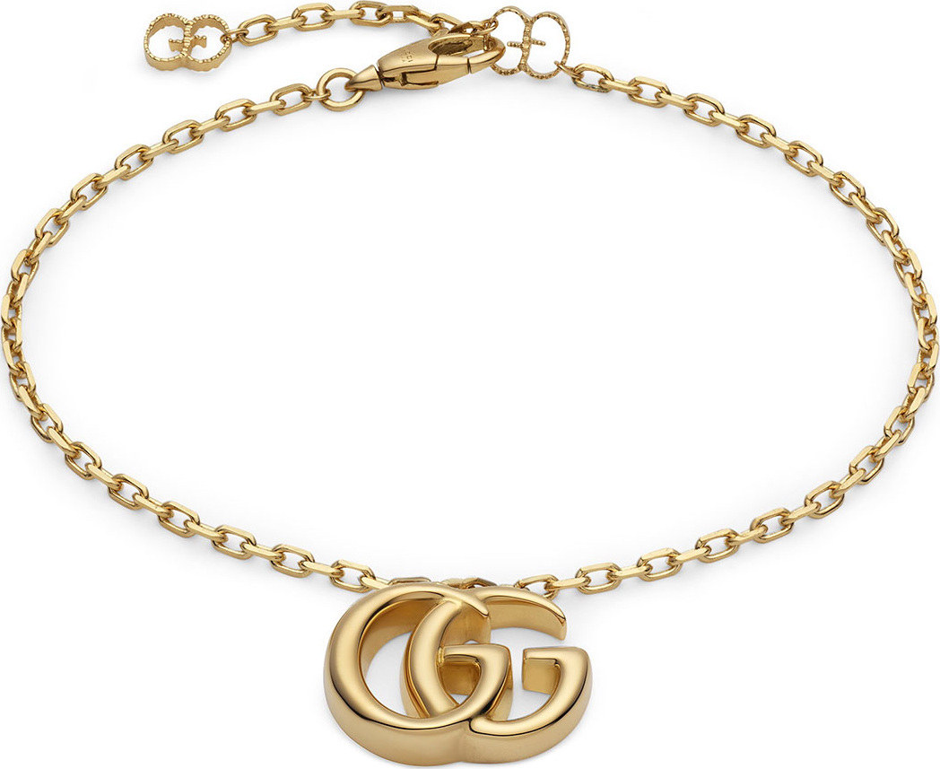Gucci 18k Yellow Gold Running G Bracelet