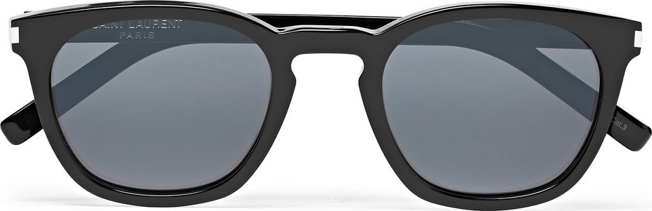 Saint Laurent Round-Frame Acetate Sunglasses
