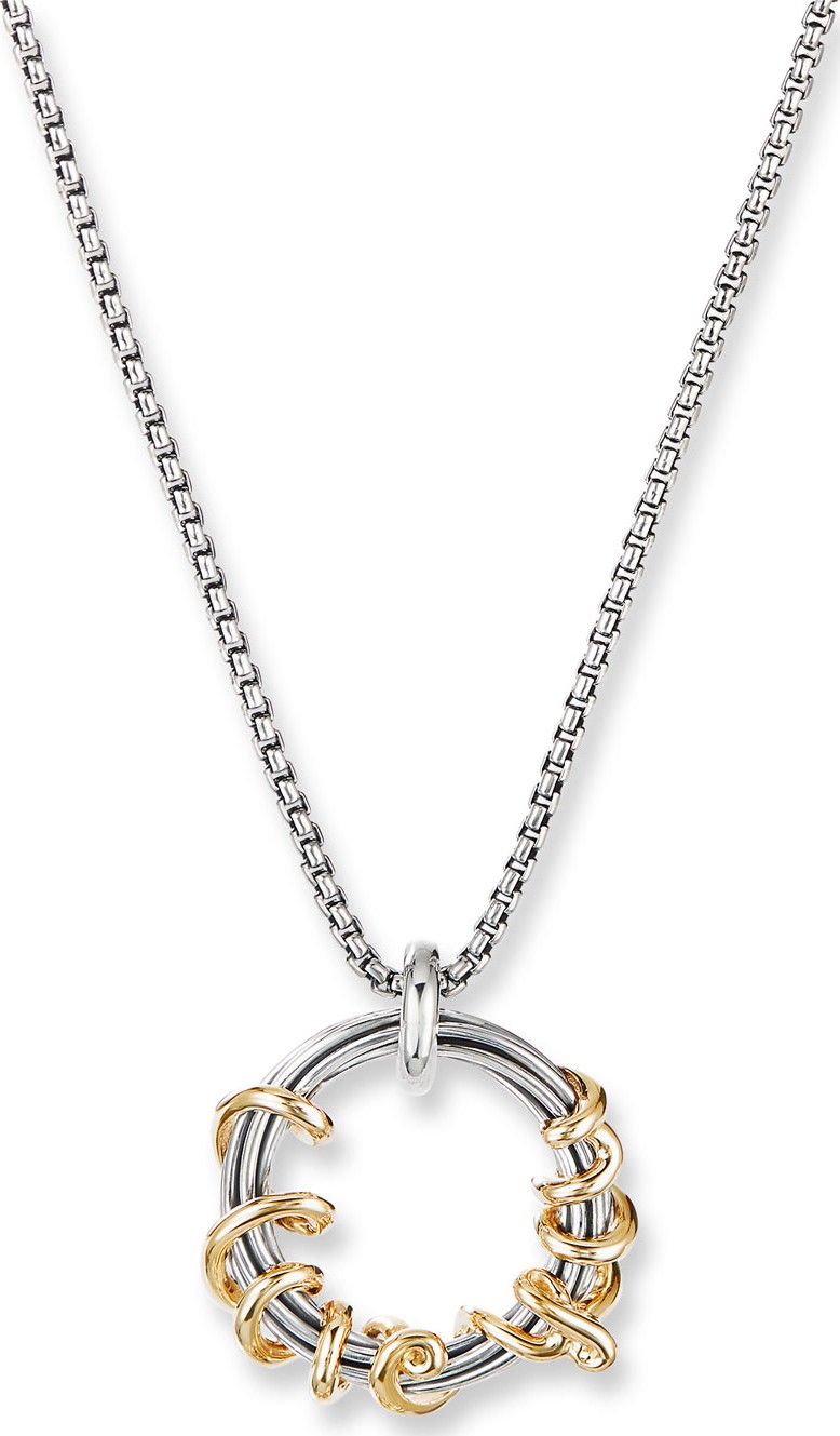 David Yurman Cable Collectibles I Love You Pendant Necklace