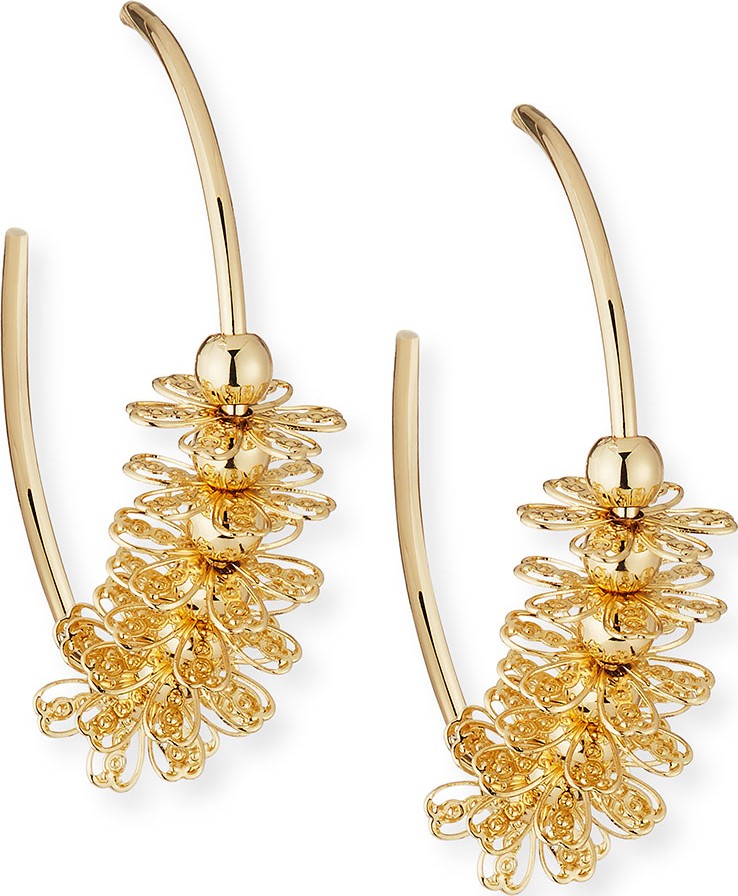 DANNIJO Ella Hoop Earrings