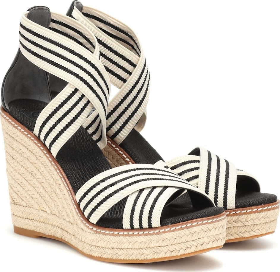 Tory Burch Frieda striped espadrilles