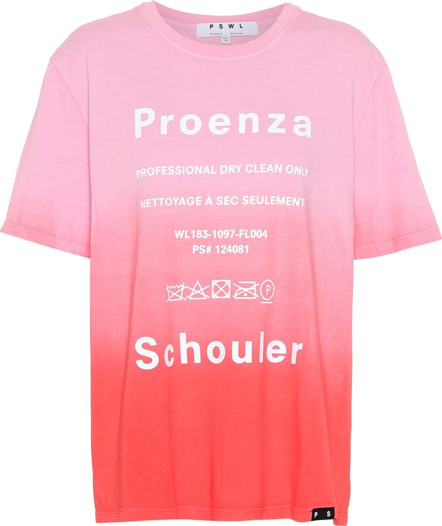 Proenza Schouler Printed cotton T-shirt