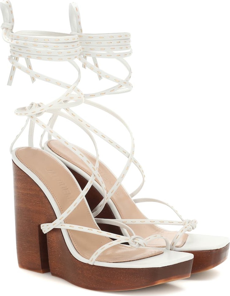 Jacquemus Pilotis wedge sandals