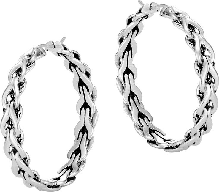 John Hardy Asli Classic Chain Medium Hoop Earrings