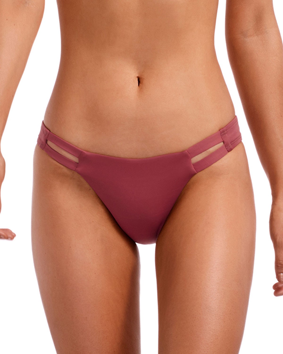 Vitamin A Neutra Cheeky Hipster Bikini Bottom, Havana Rose