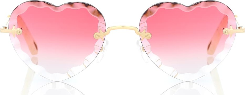 Chloe Heart-shaped sunglasses