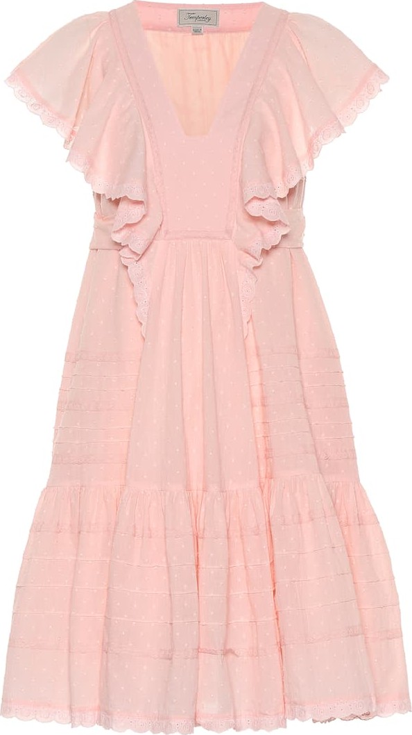 Temperley London Beaux broderie anglaise cotton dress