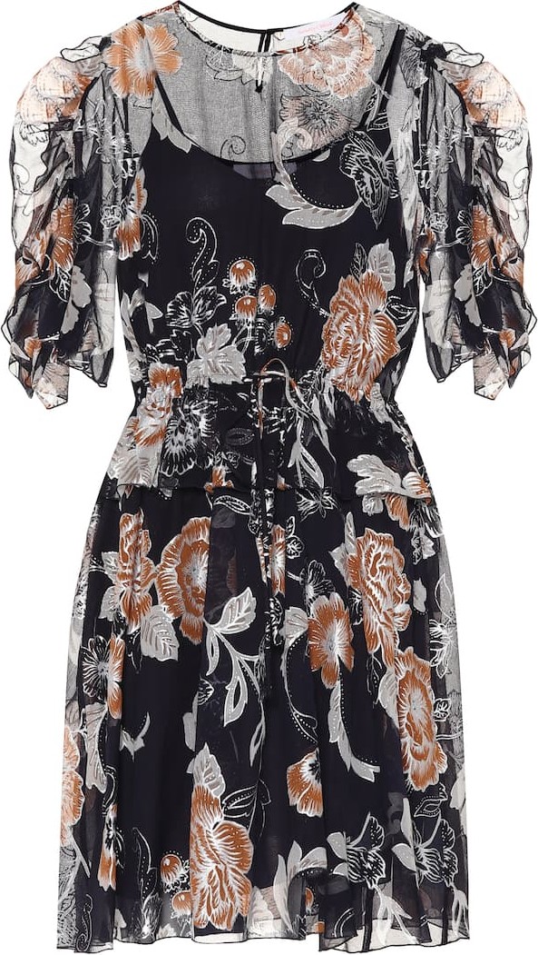 See By Chloé Floral midi dress