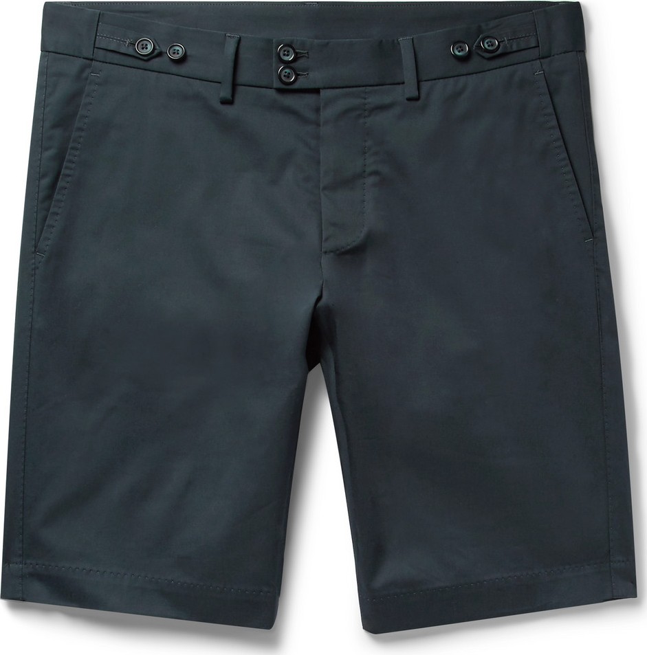 Dolce & Gabbana Slim-Fit Stretch-Cotton Gabardine Shorts