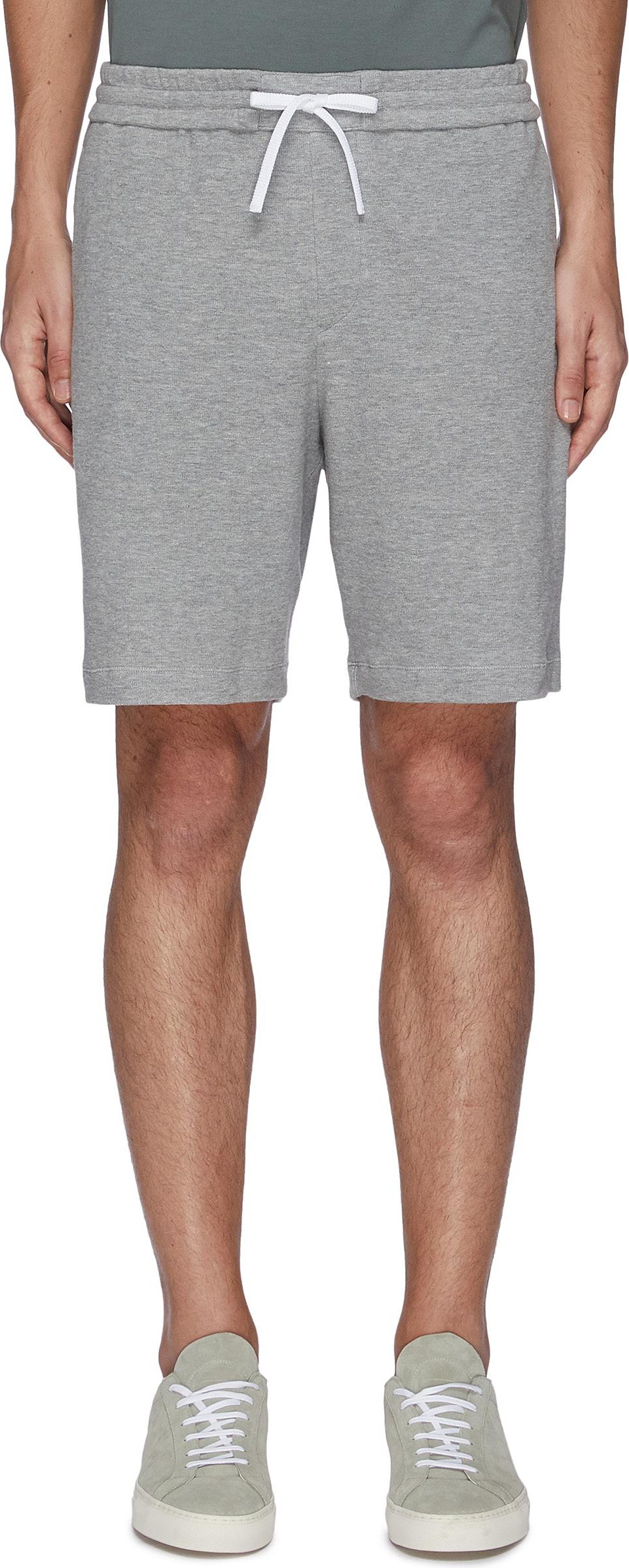 Theory Drawstring waist sweat shorts