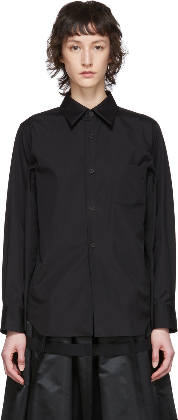 Comme Des Garcons Black Broad 4 Sleeve Shirt