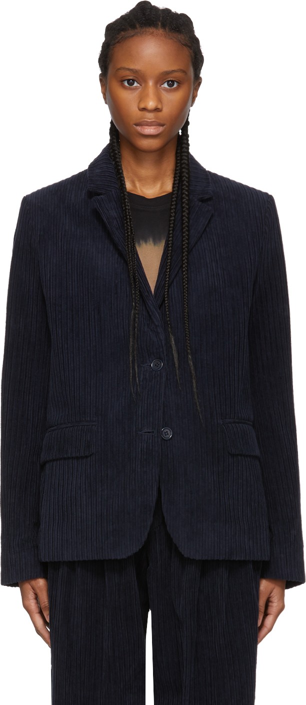 YMC Navy Diane Blazer